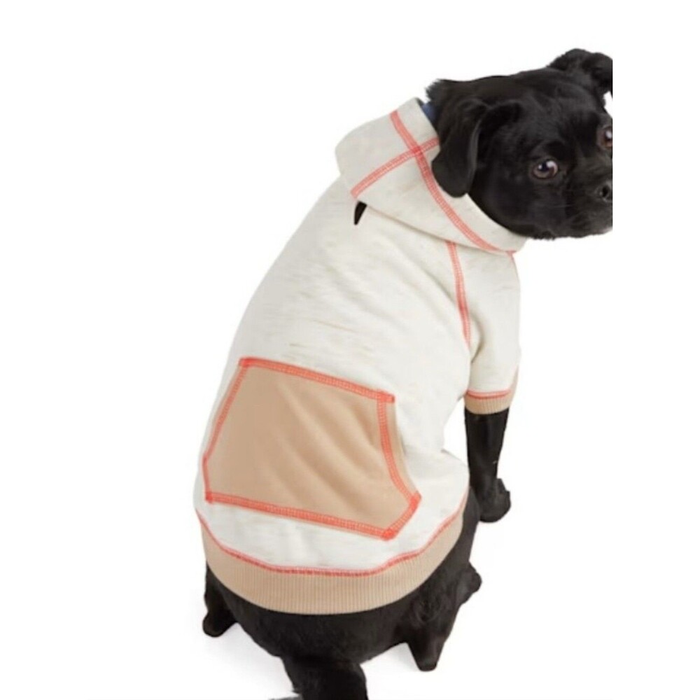 YOULY Heathered Hoodie for Dogs, Size M, Tan